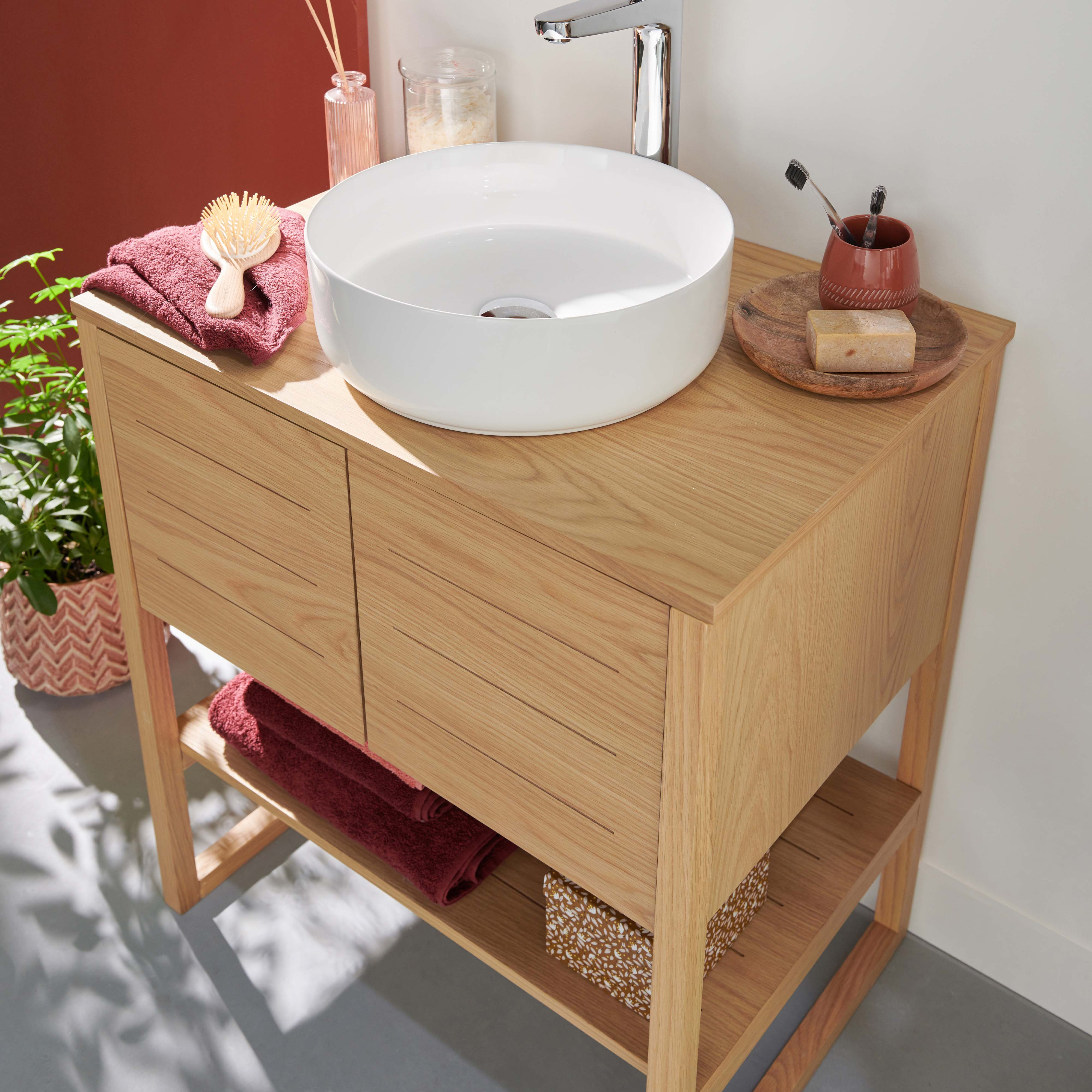 Meuble de salle de bain sous vasque 70 cm ATOLL