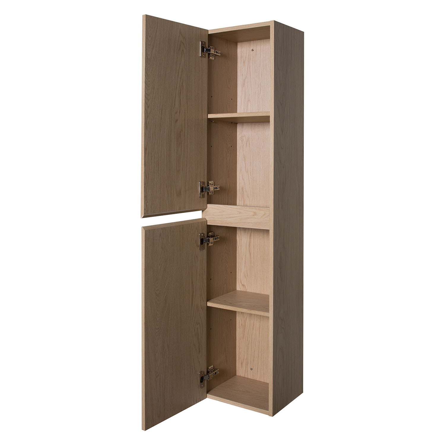 Ensemble meuble double vasque décor chêne 120cm + vasque + colonne