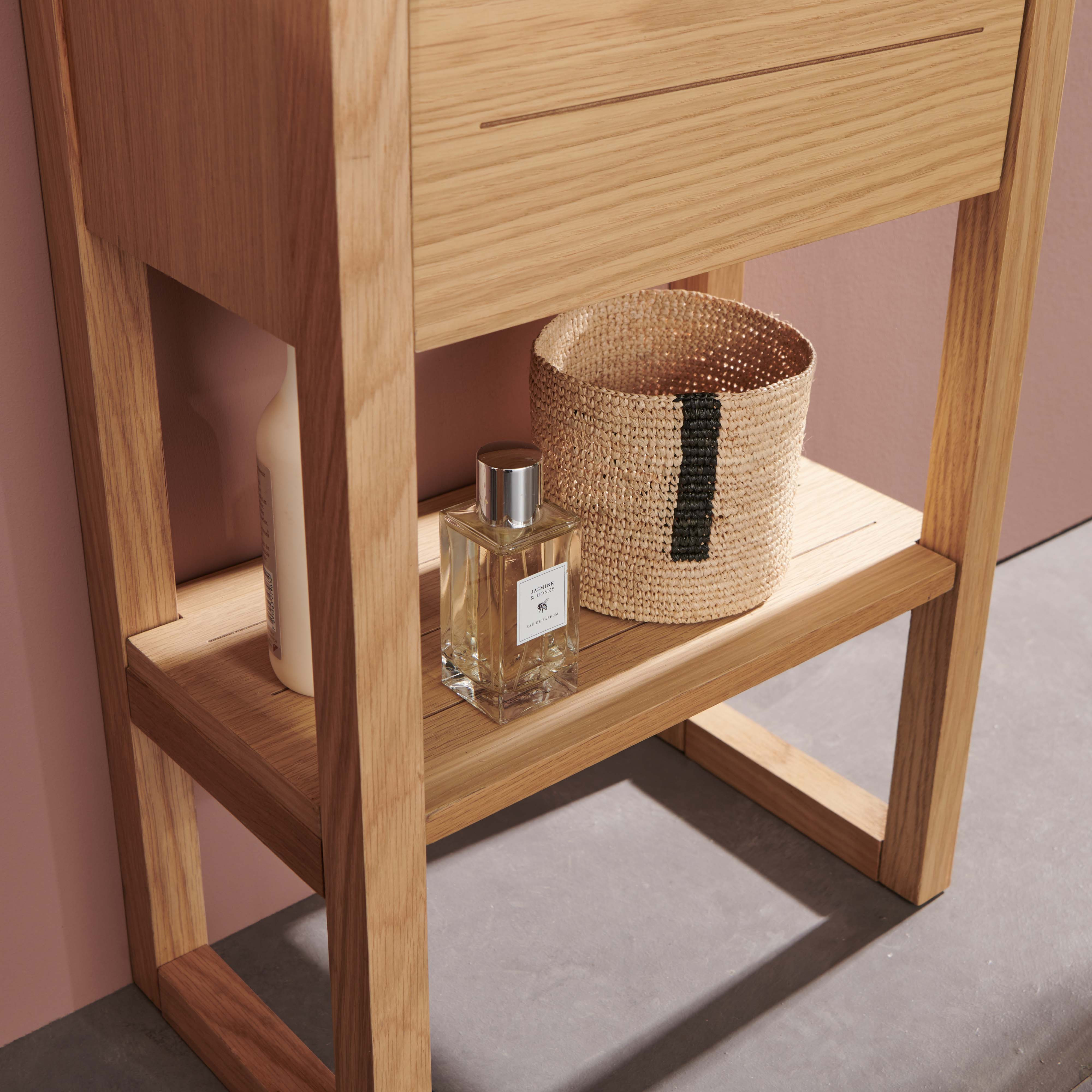 Meuble lave-mains vasque blanche ATOLL