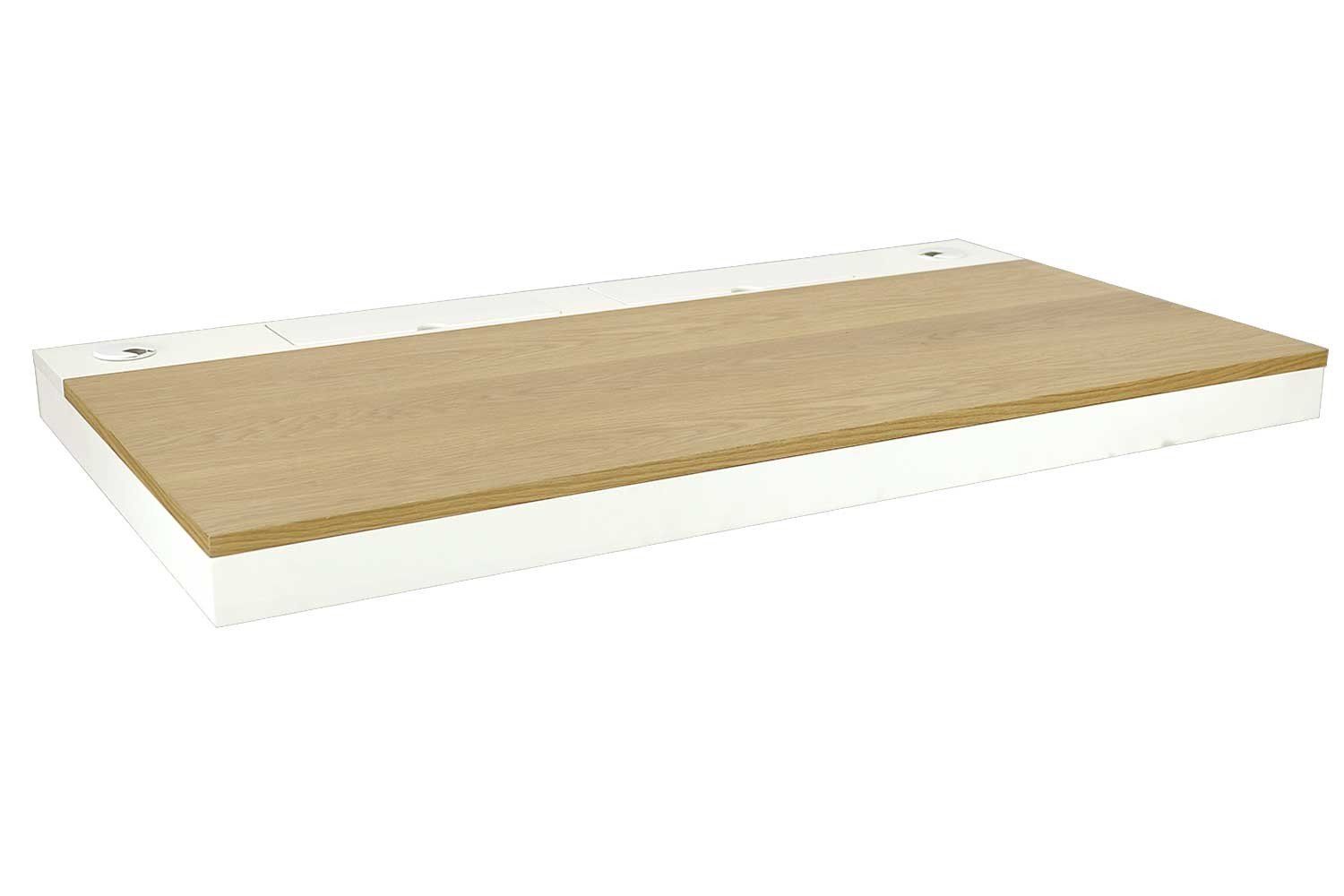 Bureau Bois/Blanc Design Suspendu 120 cm HANG