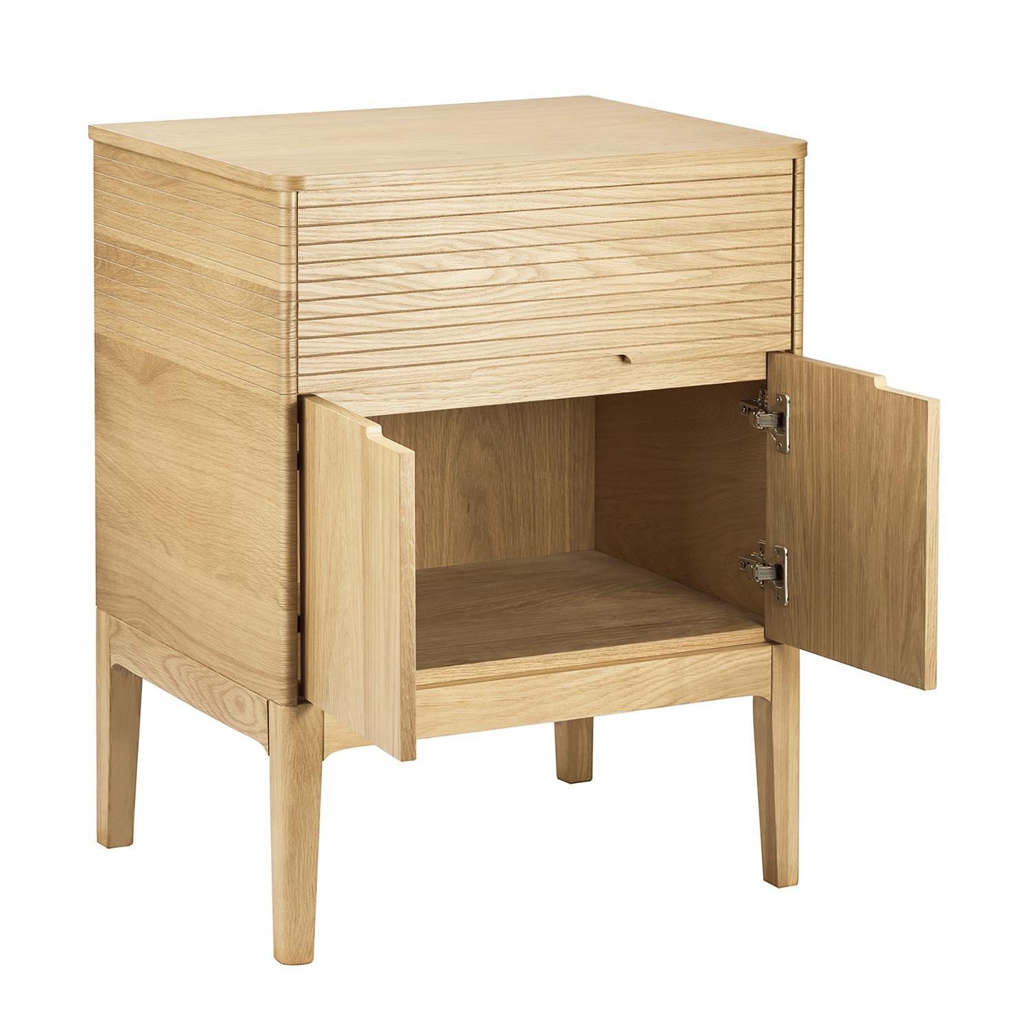 Ensemble meuble simple vasque 60 cm chêne naturel + vasque