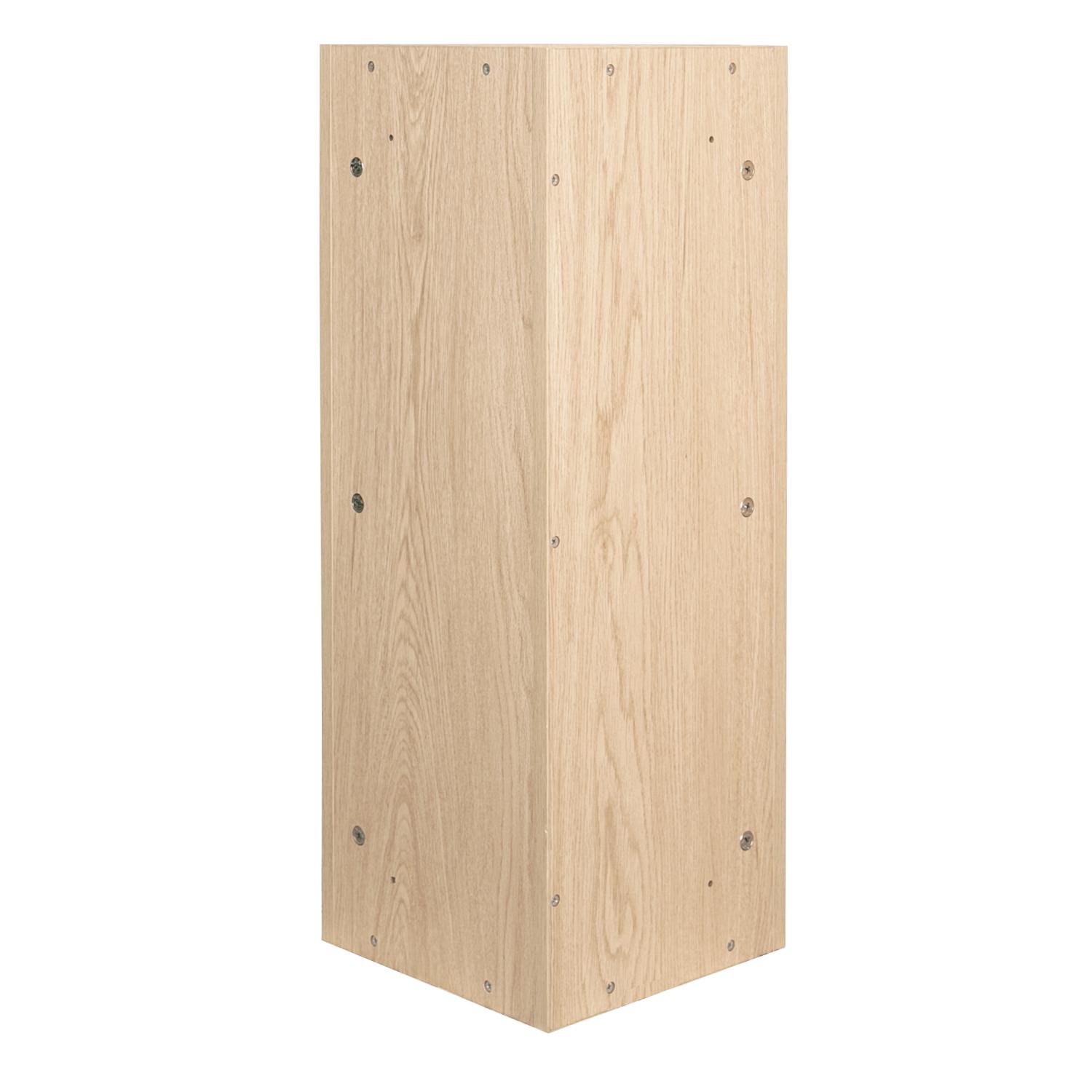 Armoire de toilette d'angle décor chêne 25.2 x 70 cm