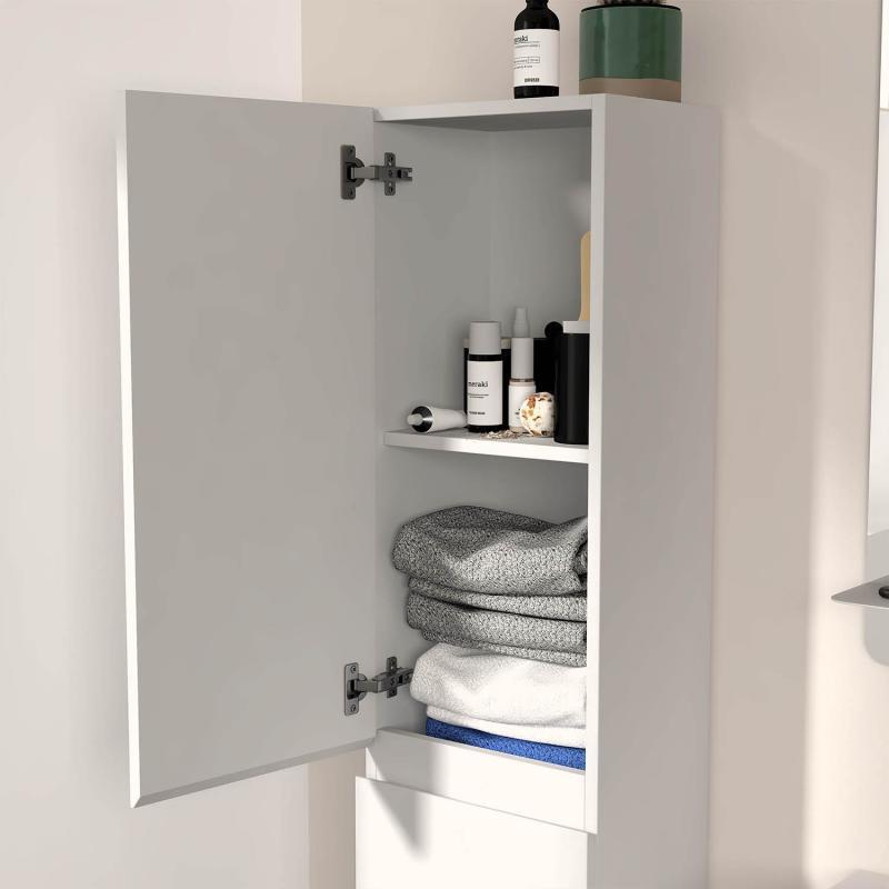 Colonne de salle de bain suspendue 140 cm
