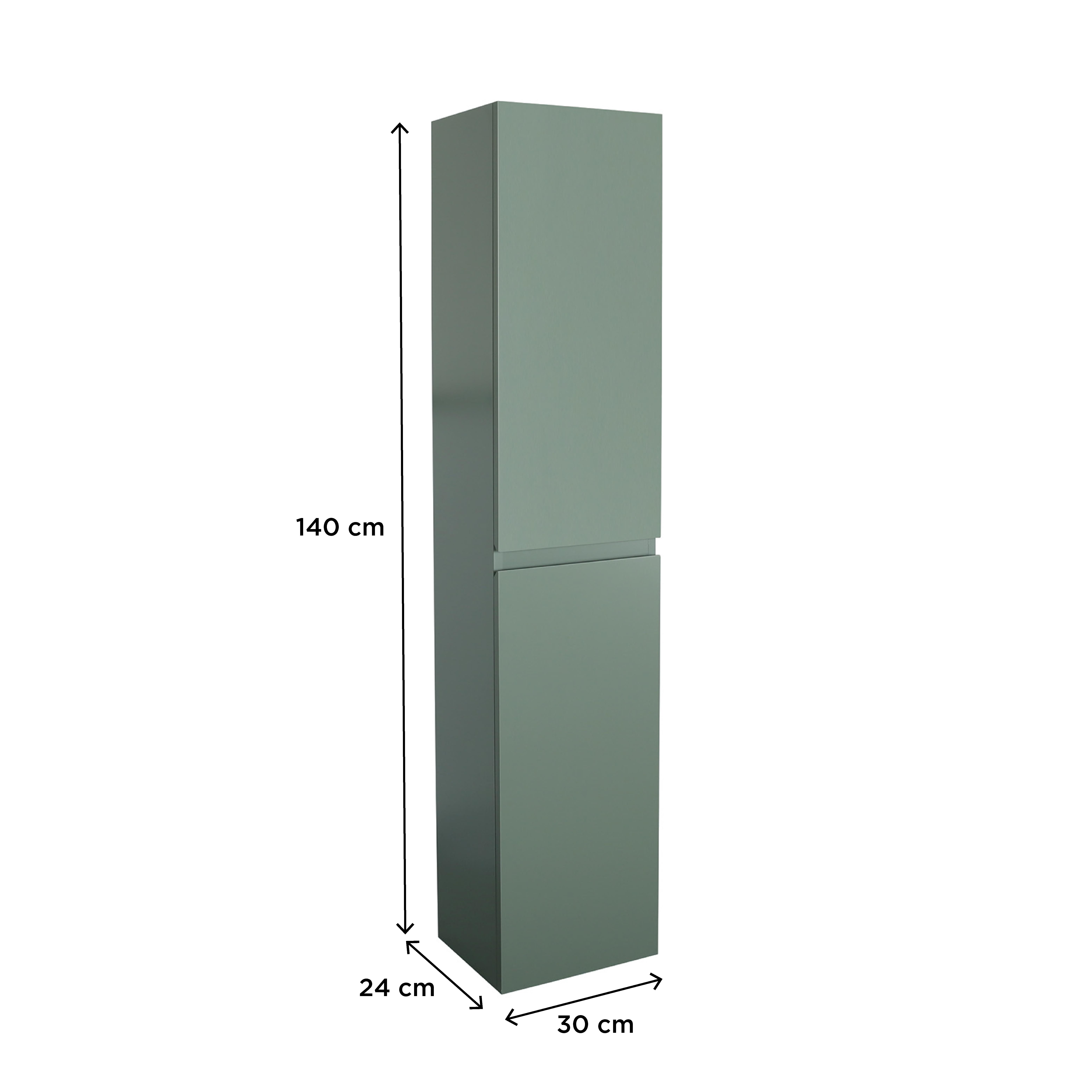 Colonne de salle de bain suspendue 140 cm