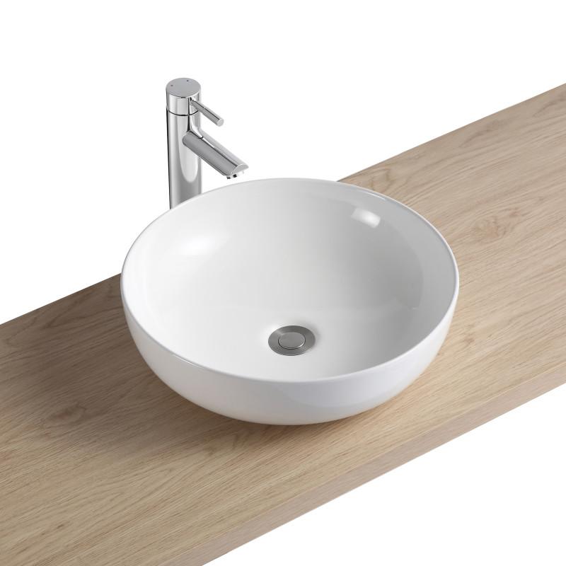 Ensemble meuble simple vasque 80 cm + vasque SACHA + robinet TAP + miroir EMA + colonne SORRENTO