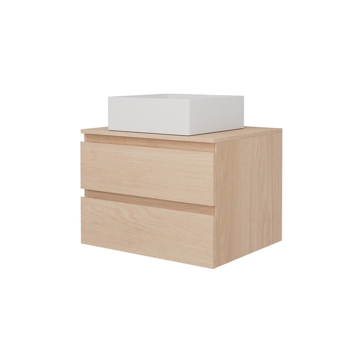 Ensemble meuble simple vasque 60 cm + vasque COMA
