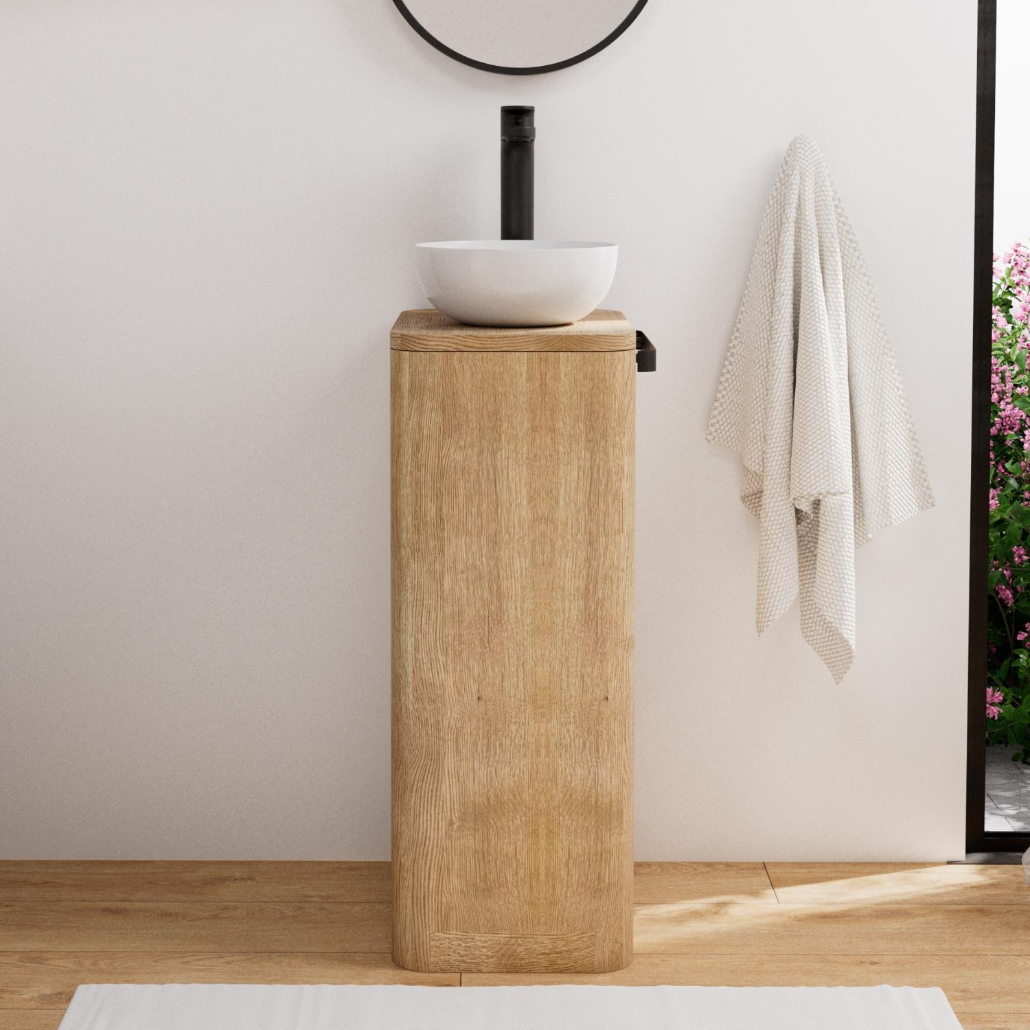 Ensemble meuble lave-mains TOM + vasque MAUD