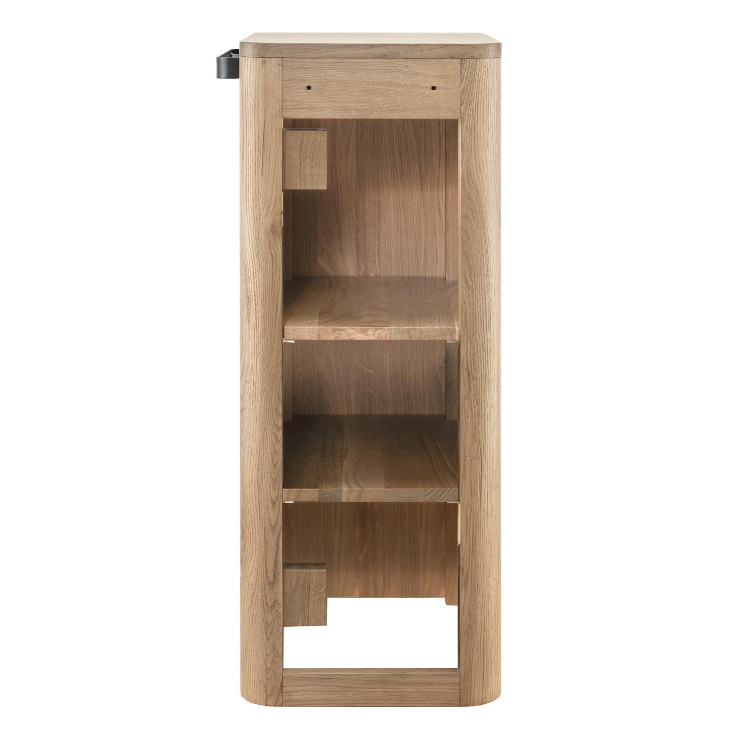 Ensemble meuble lave-mains TOM + vasque MAUD + robinet ROB + miroir OAKY