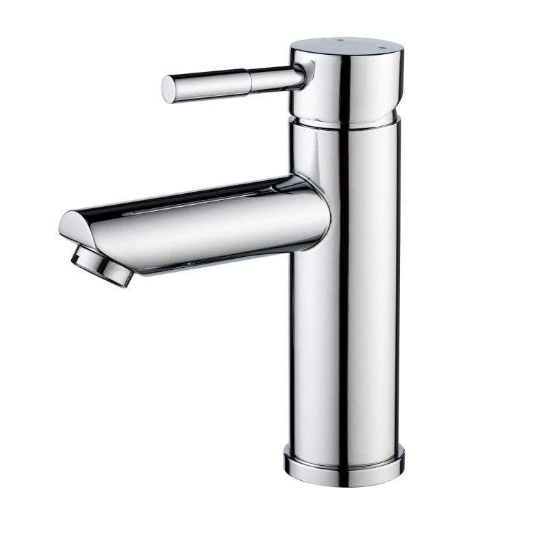 Vasque à poser carrée 38x38cm NINO + robinet TAP + bonde CLINT
