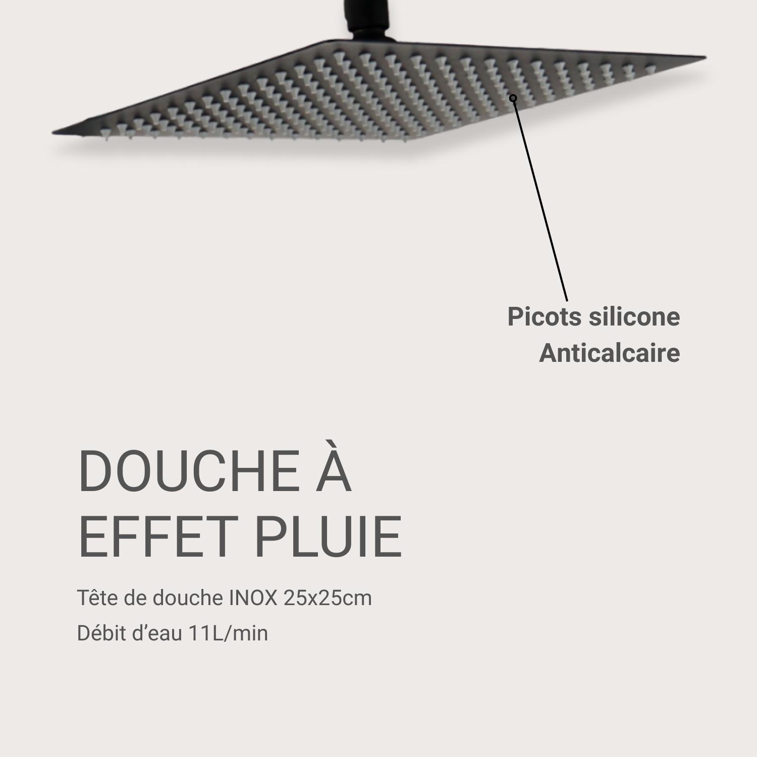Tête de douche carrée VEYLA