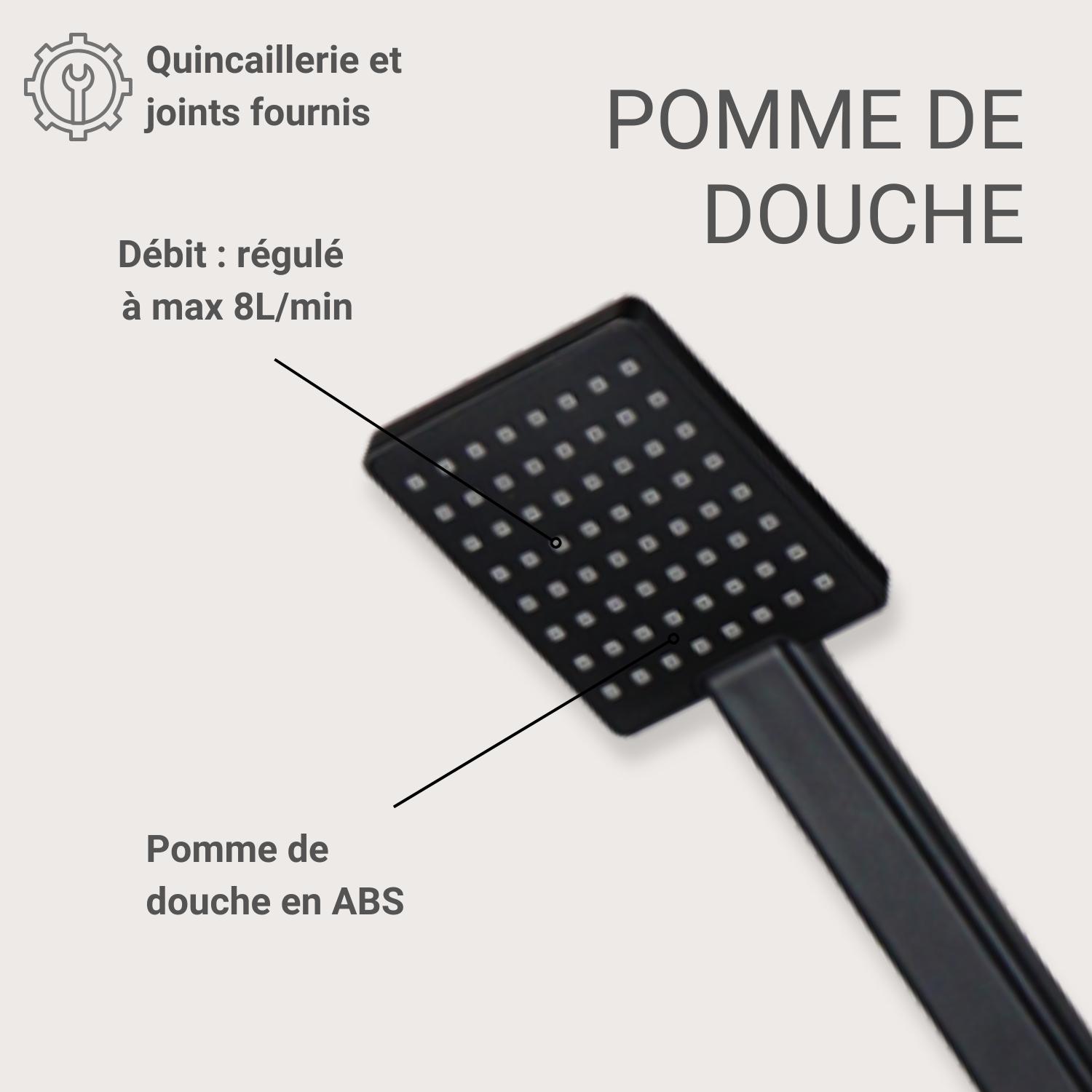 Douchette rectangulaire TALMA