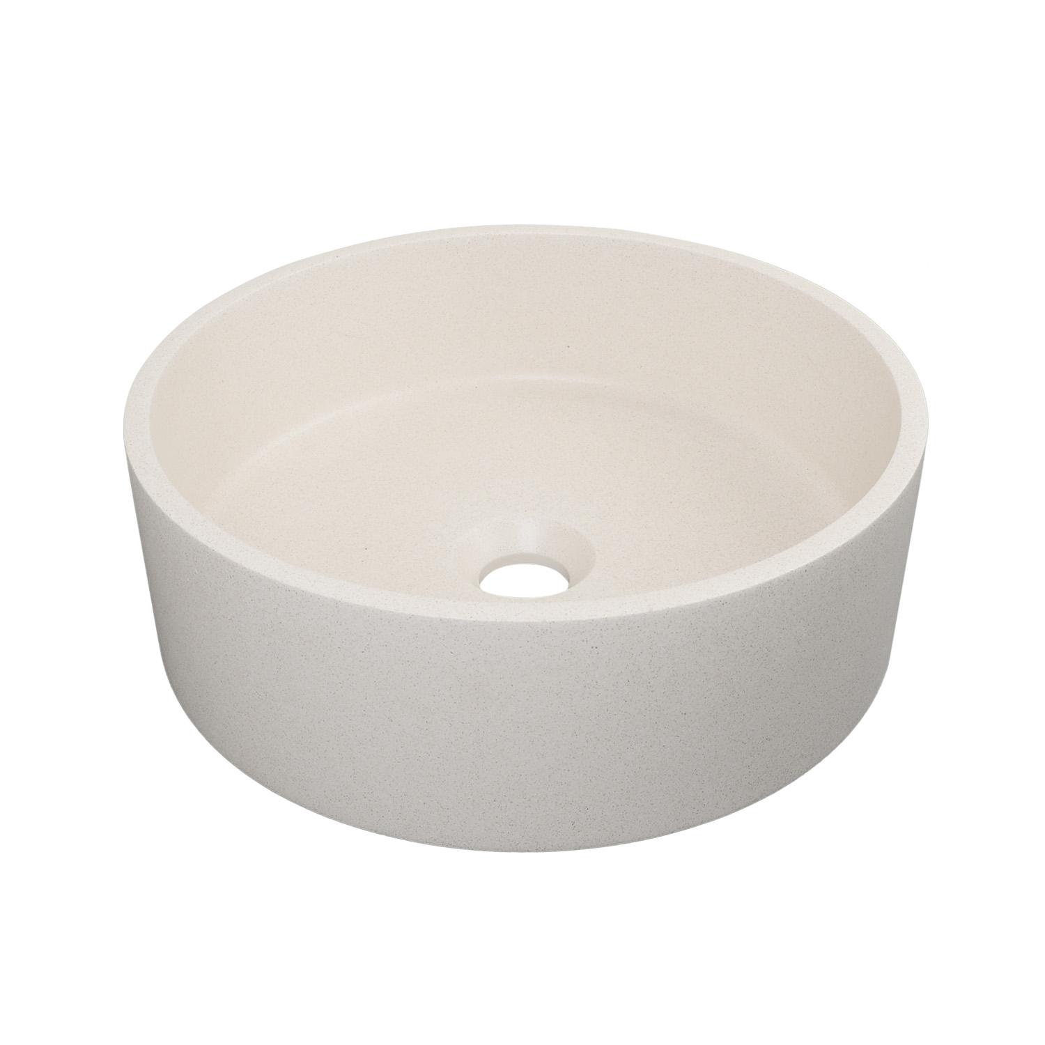 Vasque à poser ronde en grès 36cm