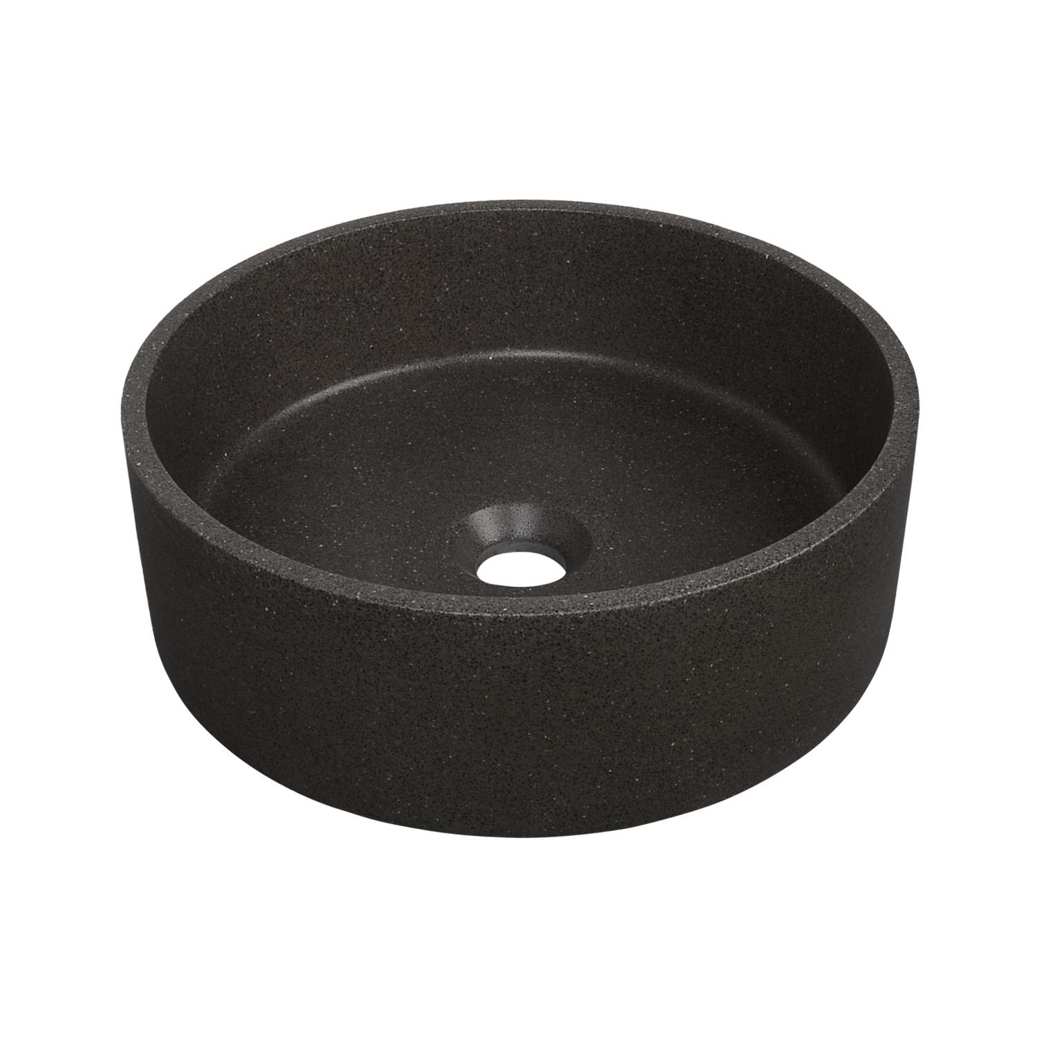 Vasque à poser ronde en grès 36cm