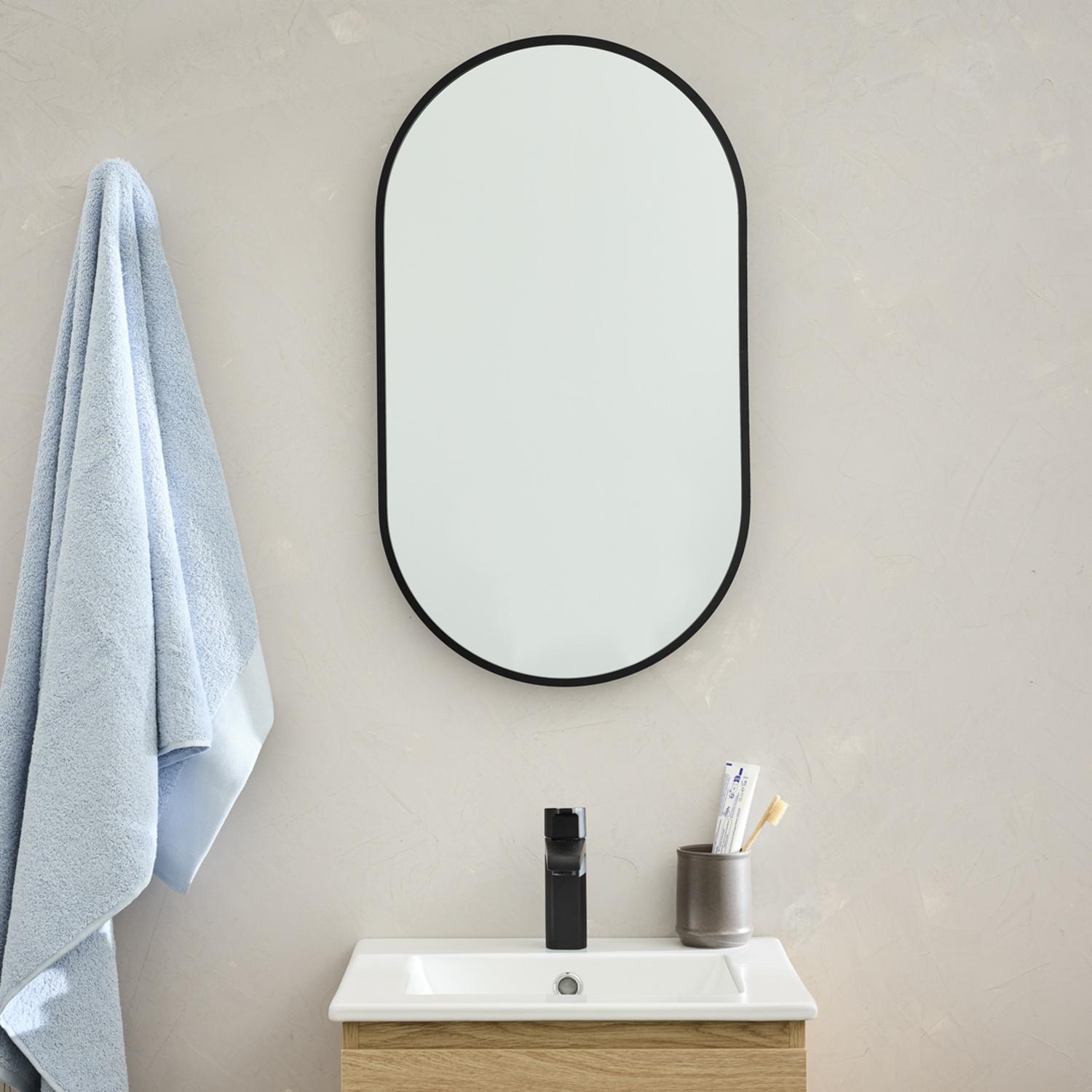 Miroir ovale 40x70 cm PEPPER