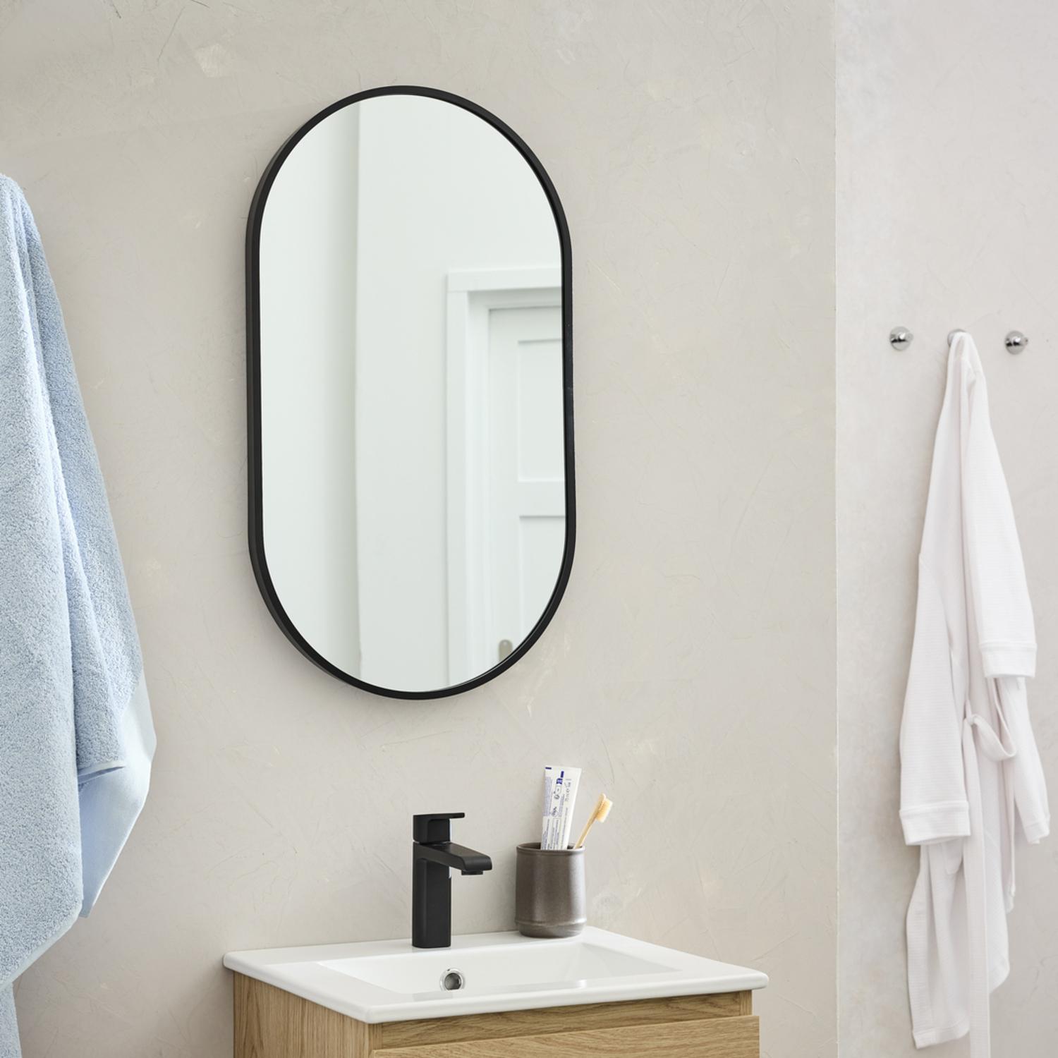 Miroir ovale 40x70 cm PEPPER