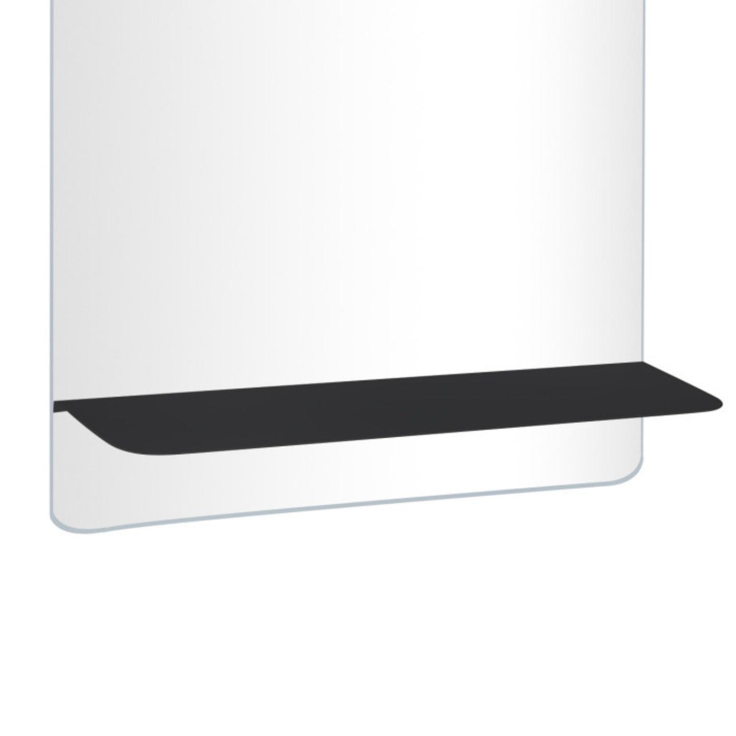 Miroir rectangulaire avec tablette blanche 60 x 70 cm SORRENTO