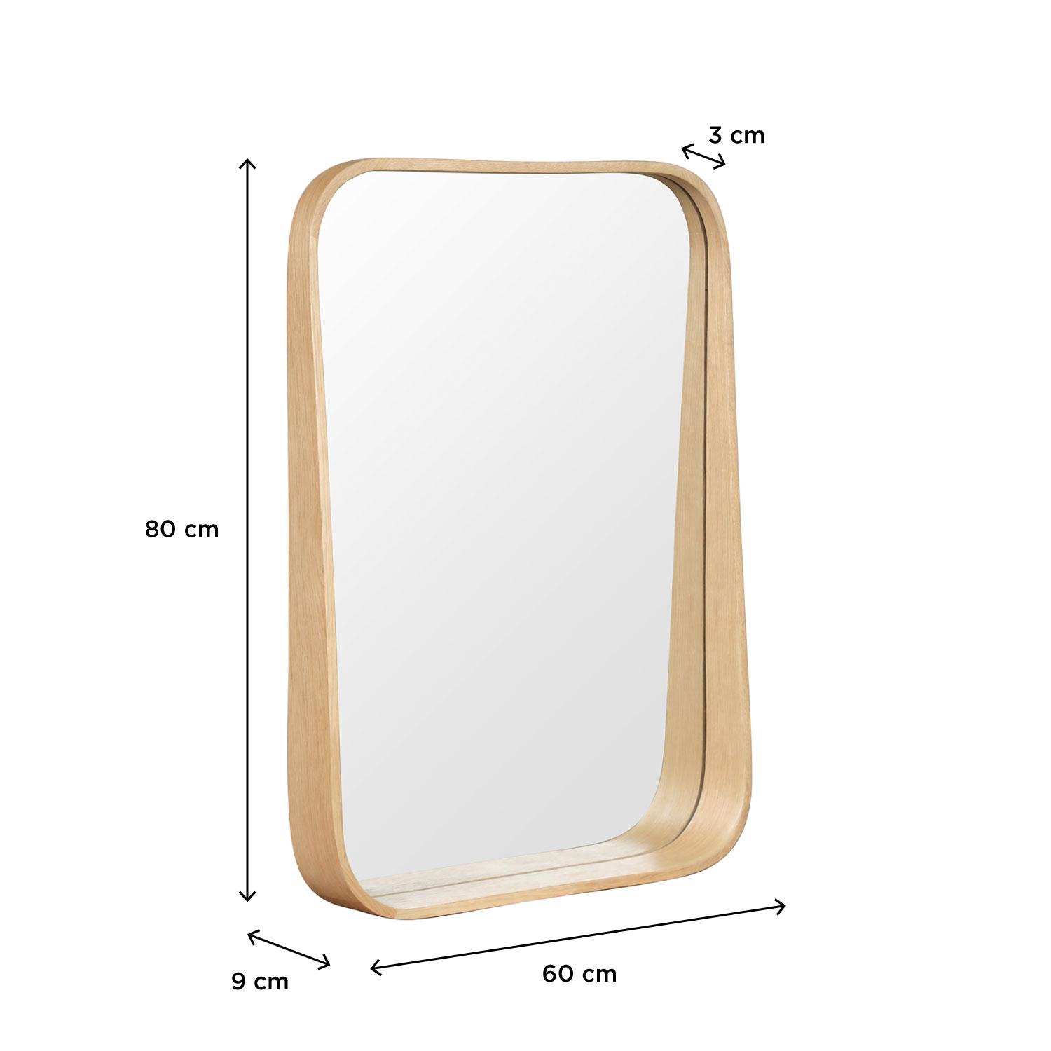 Miroir rectangulaire 60x80 cm MARIUS