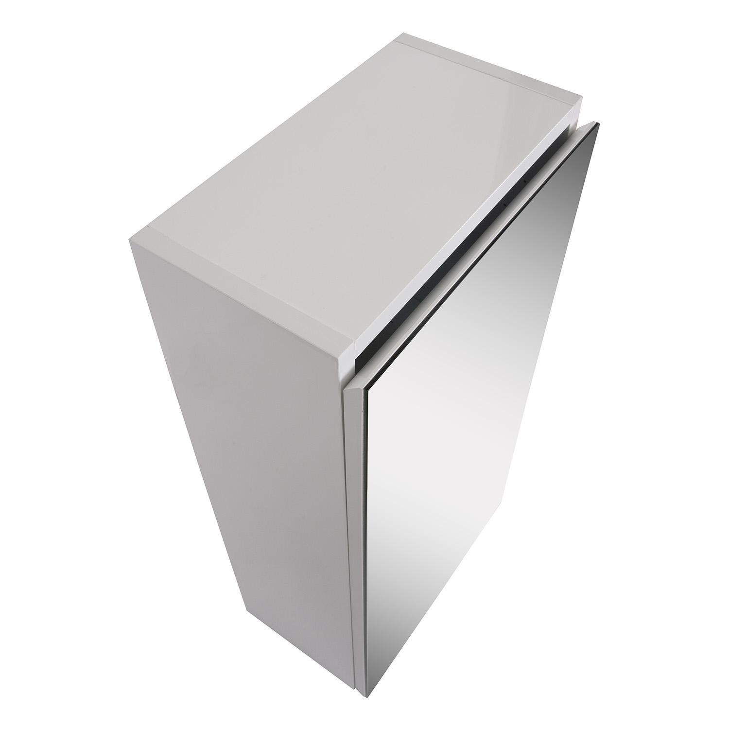 Armoire de toilette 60cm décor chêne double porte miroir