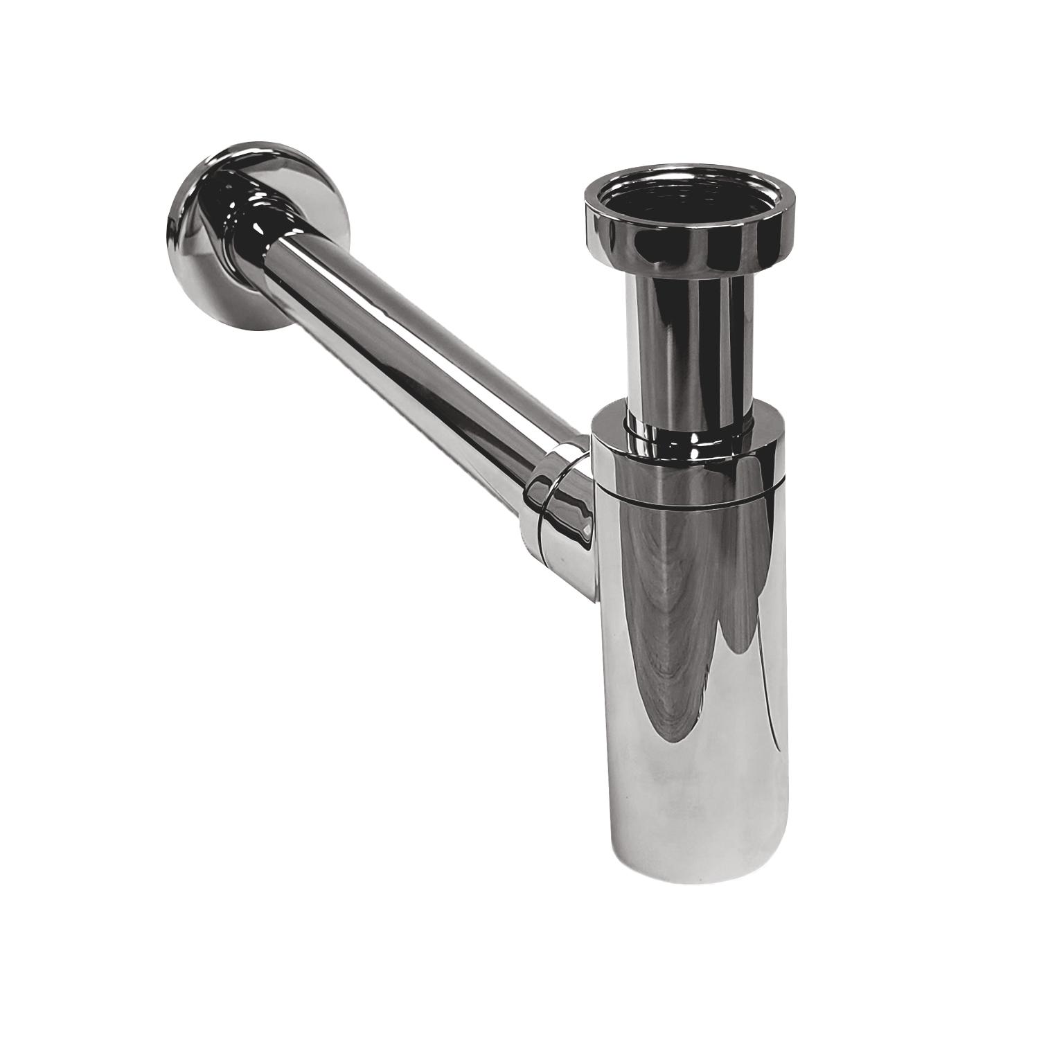 Siphon rond noir découpable D32mm