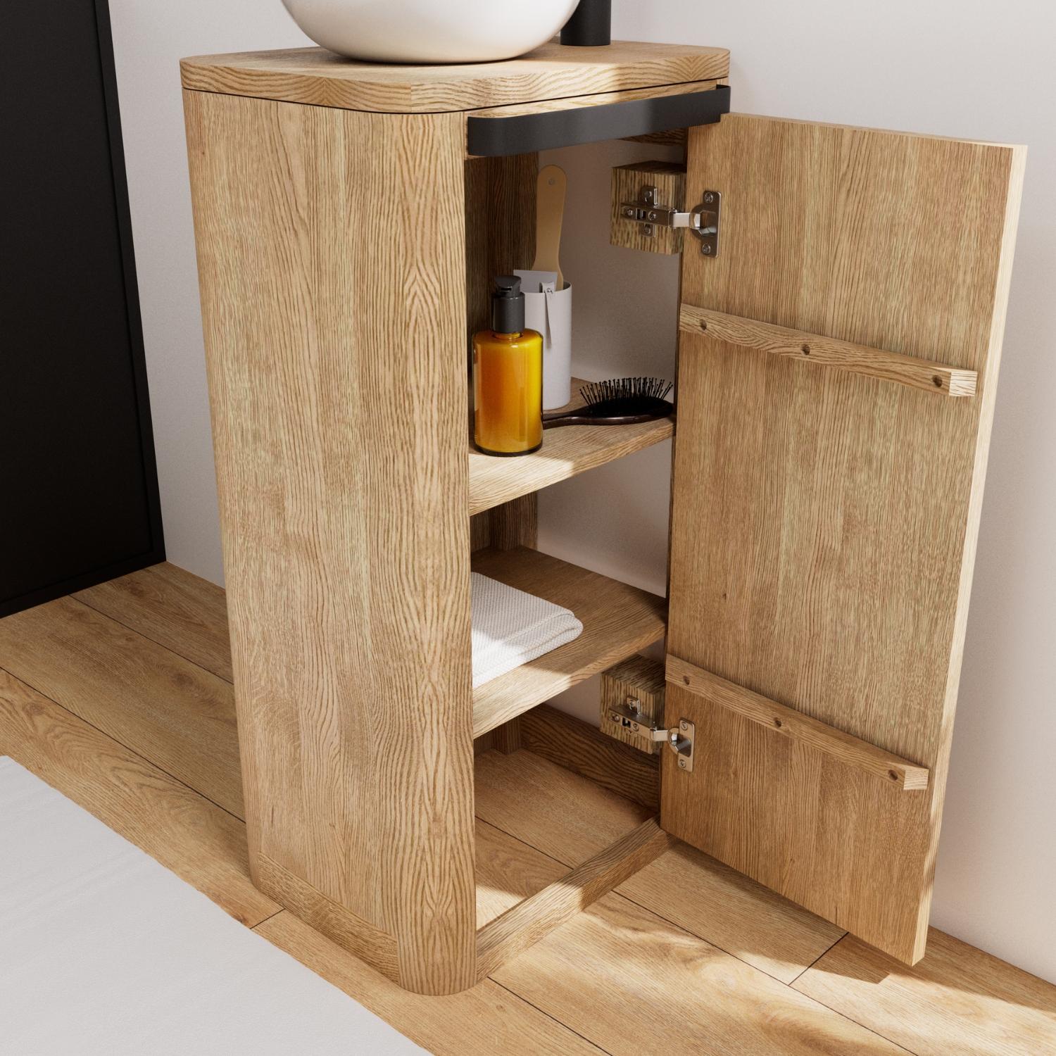 Ensemble meuble lave-mains TOM + vasque MAUD + robinet ROB