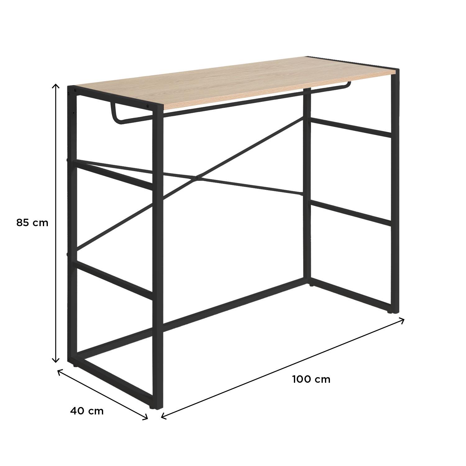 Portant vêtements sous combles penderie L100 x H85 cm