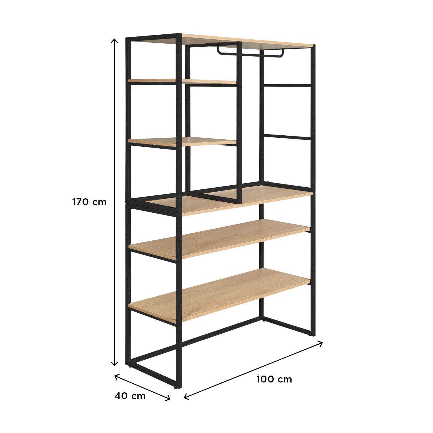 Portants vêtements sous combles modulables - Lot de 2