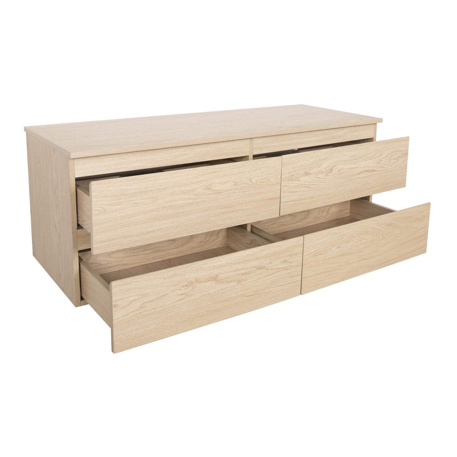Meuble double vasque noir carbone 120 cm