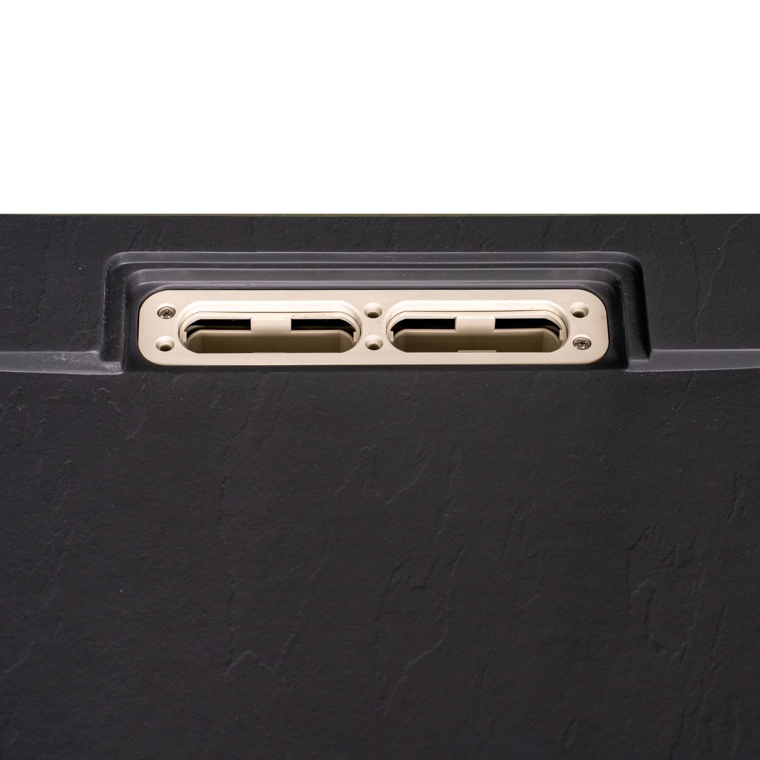 Receveur de douche aspect ardoise extra-plat 100x80cm
