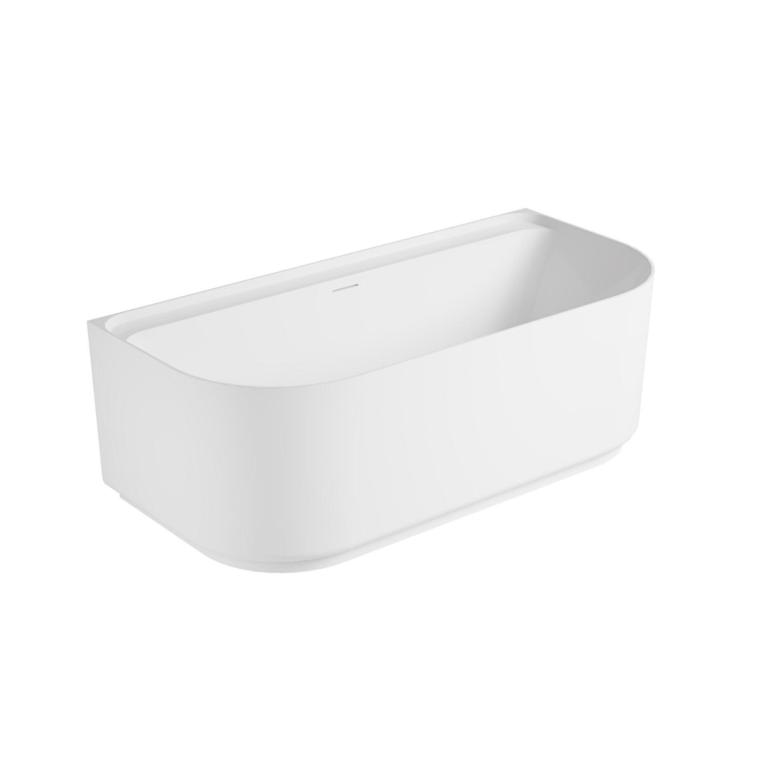 Baignoire acrylique murale blanche 170cm