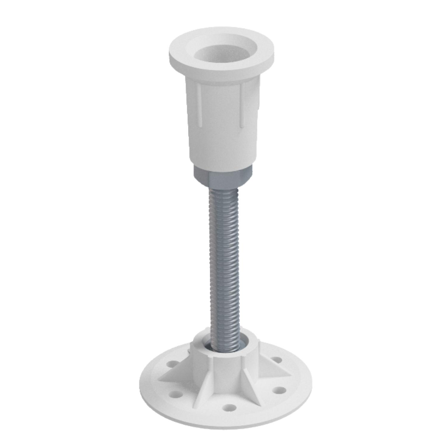Lot de 8 pieds pour receveur de douche 8-11cm - Ajustables en hauteur