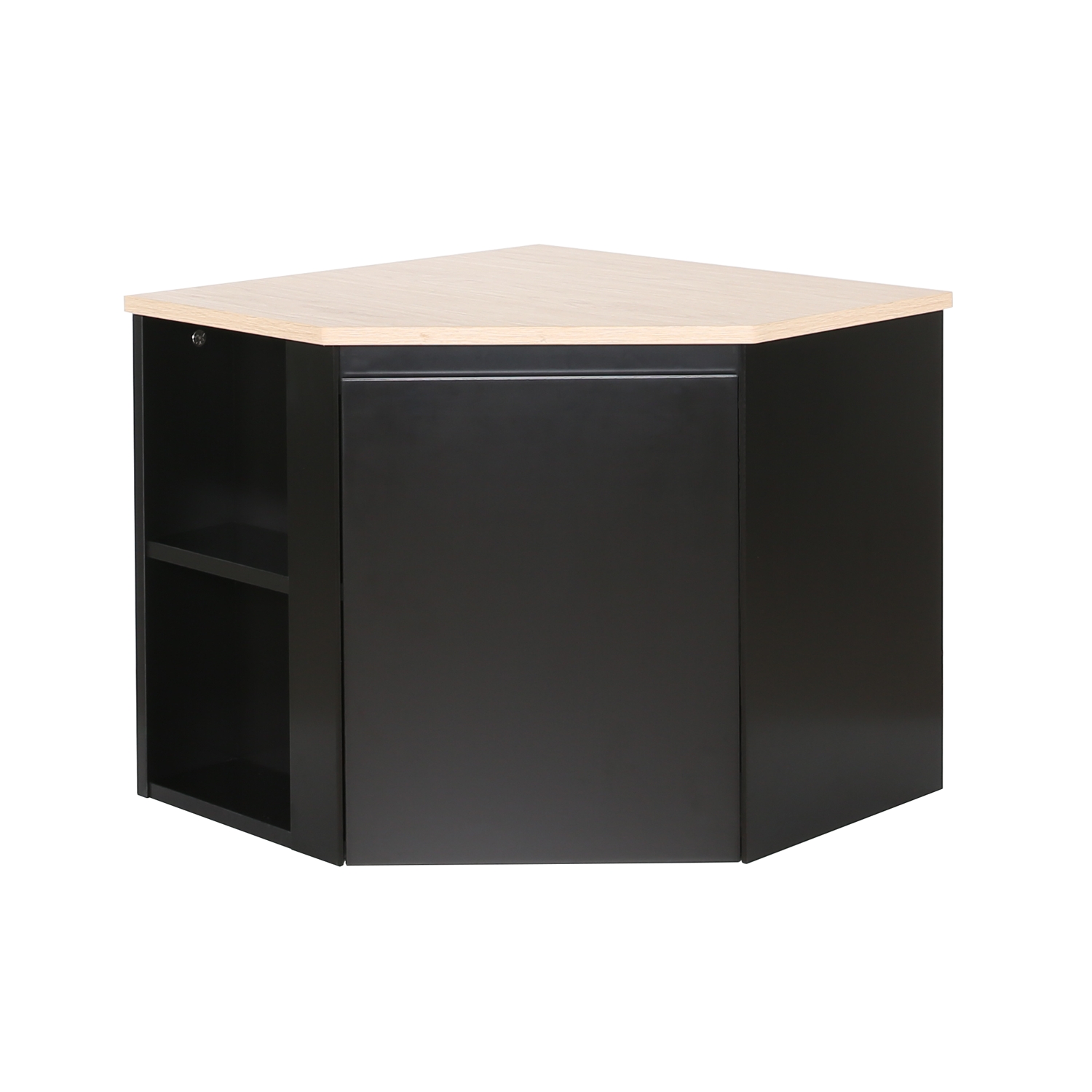 Meuble sous vasque suspendu d'angle 52cm