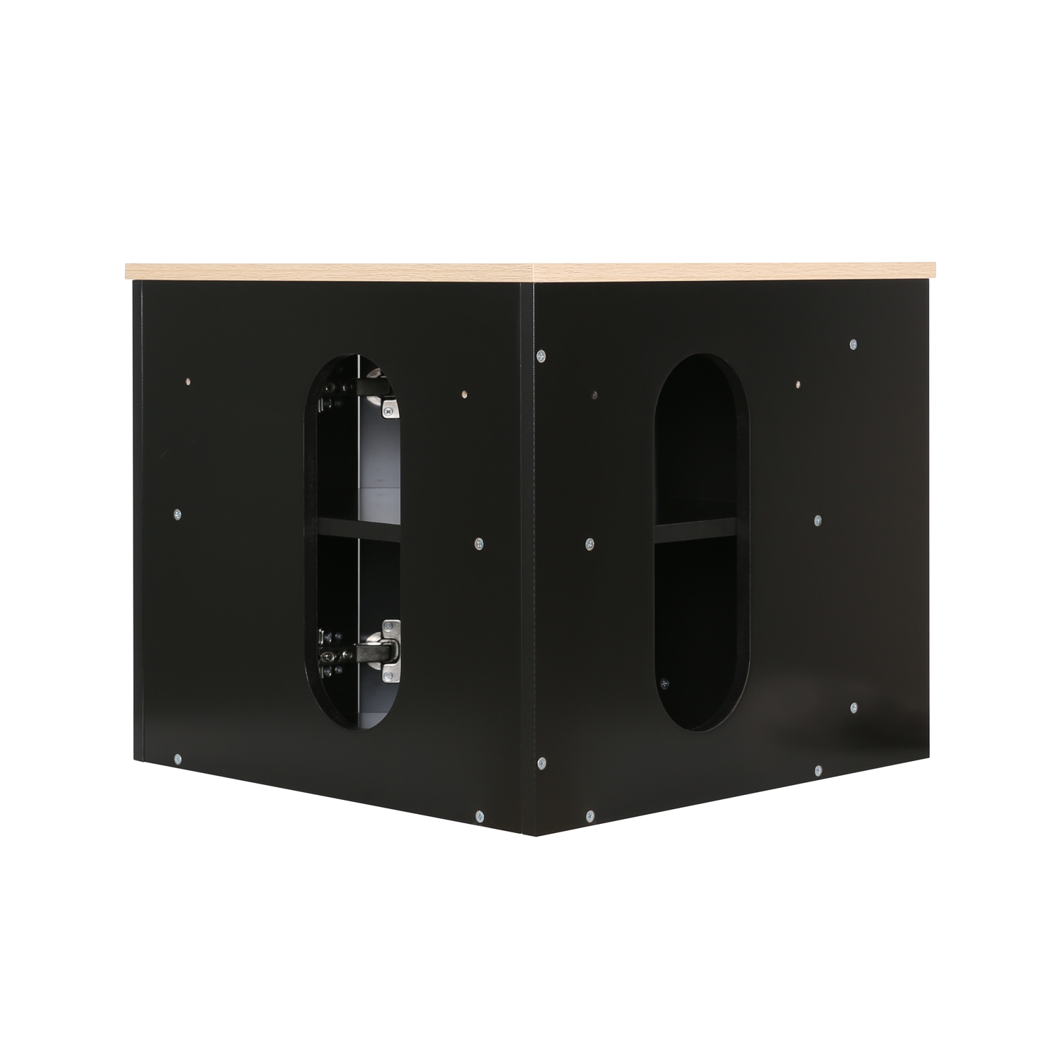 Meuble sous vasque suspendu d'angle 52cm