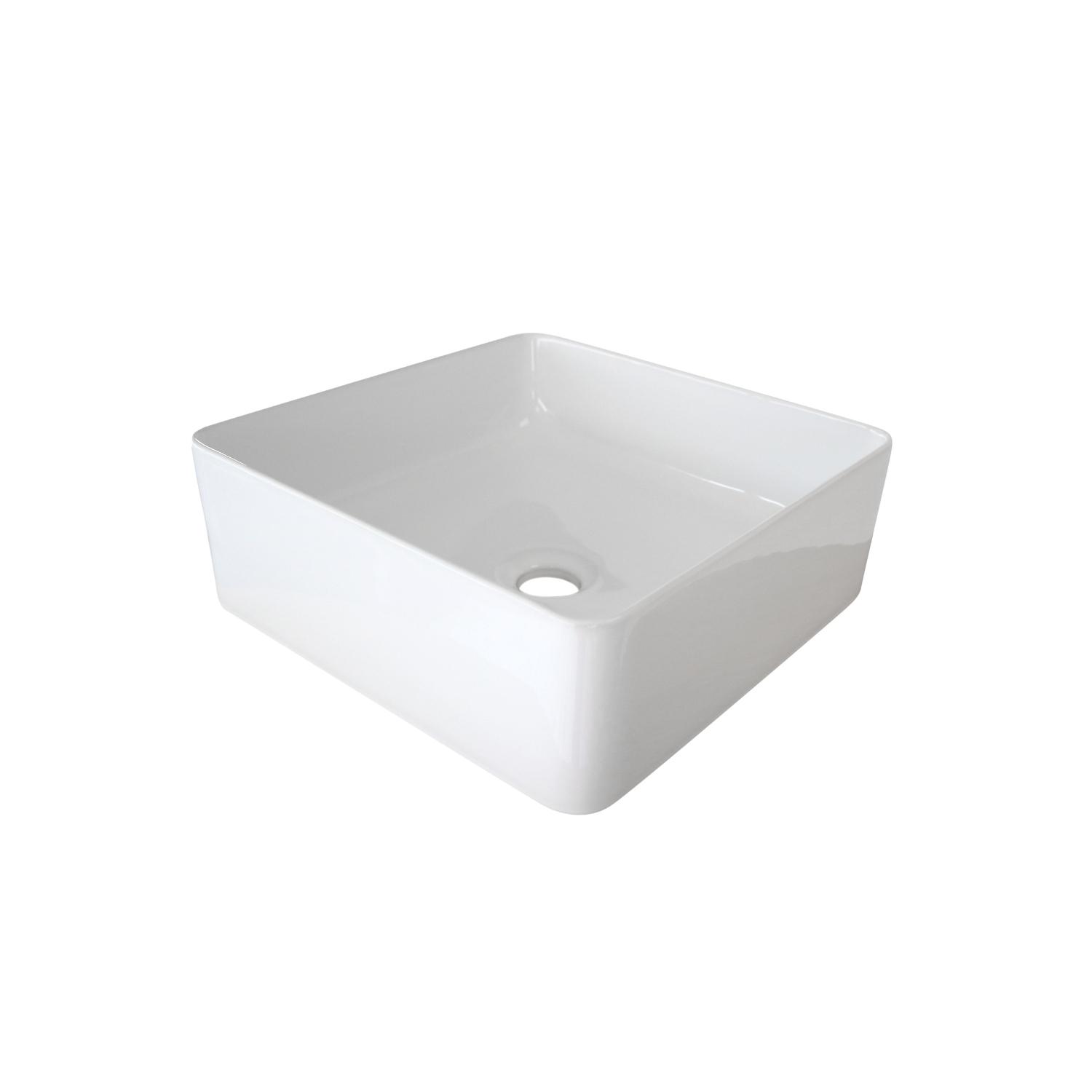 Ensemble simple vasque 90cm chêne avec vasque, robinet, miroir et colonne