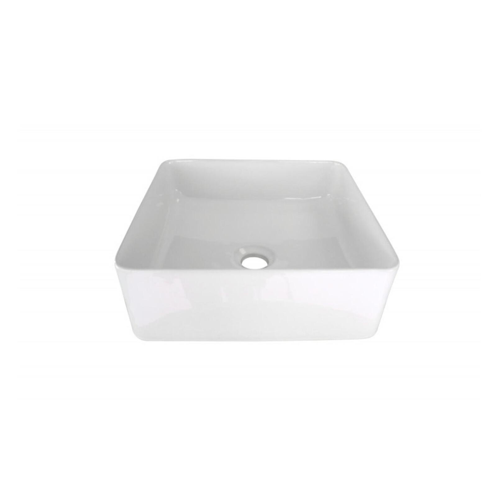 Ensemble meuble double vasque 120cm chêne naturel avec vasques carrées blanches et robinets