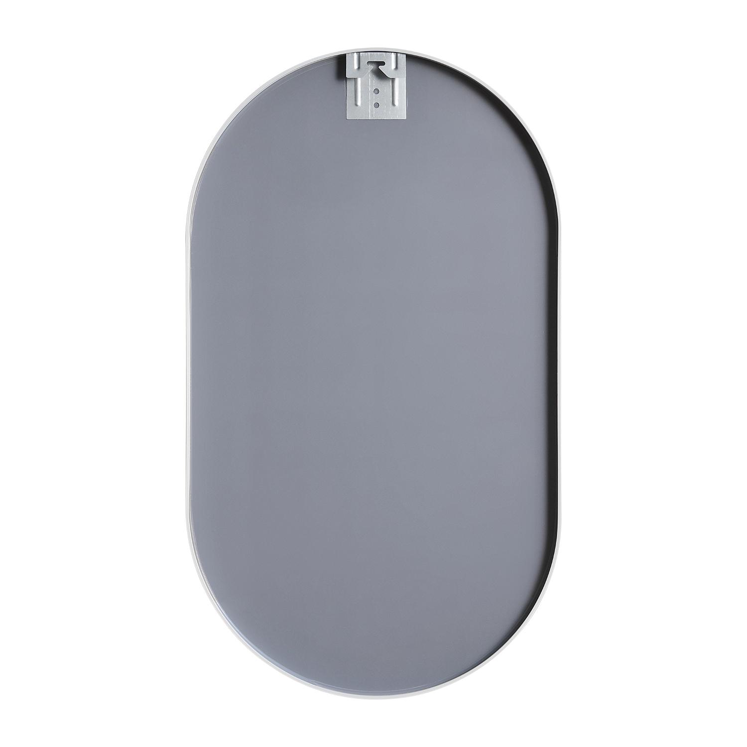 Ensemble lave-mains sur pieds décor chêne avec robinet et miroir