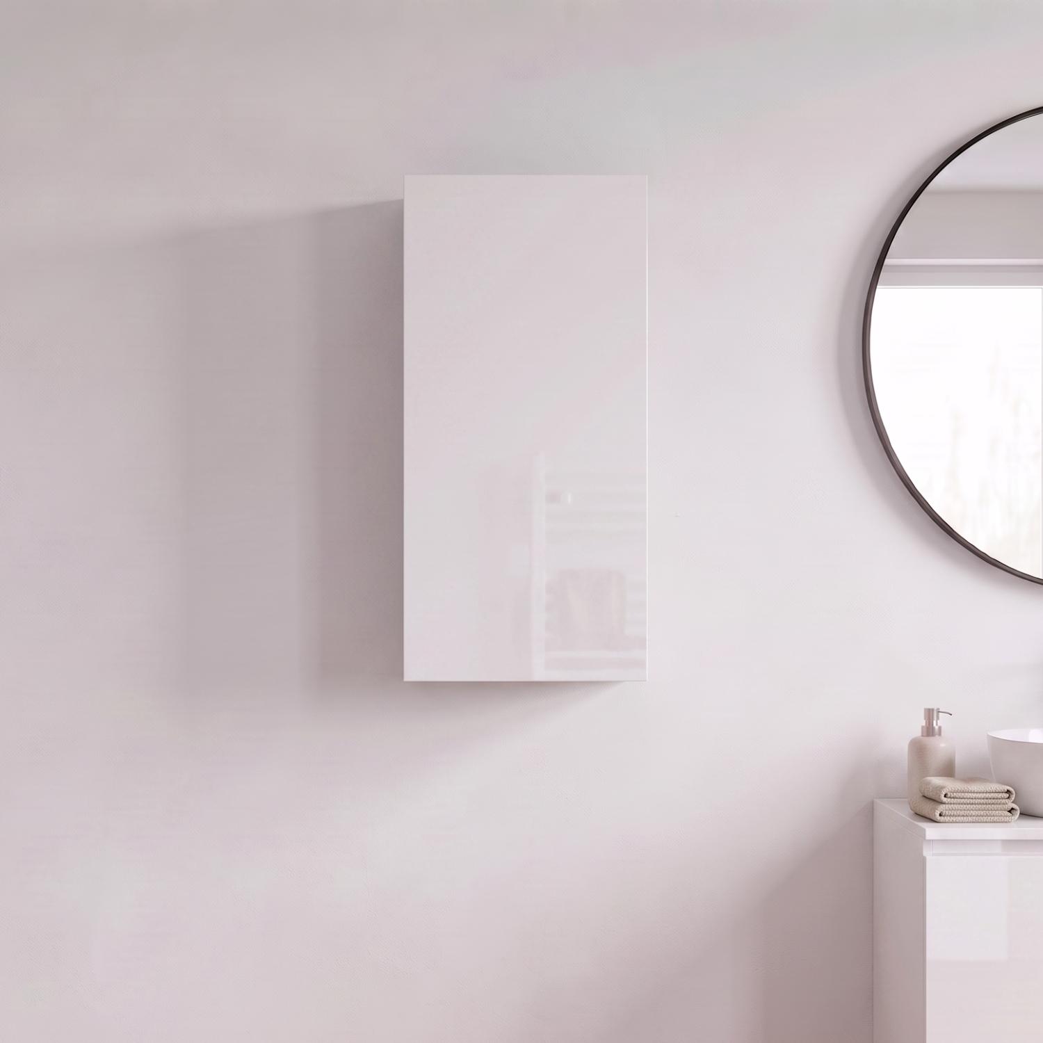 Meuble de rangement - Meuble haut 1 porte - Faible profondeur