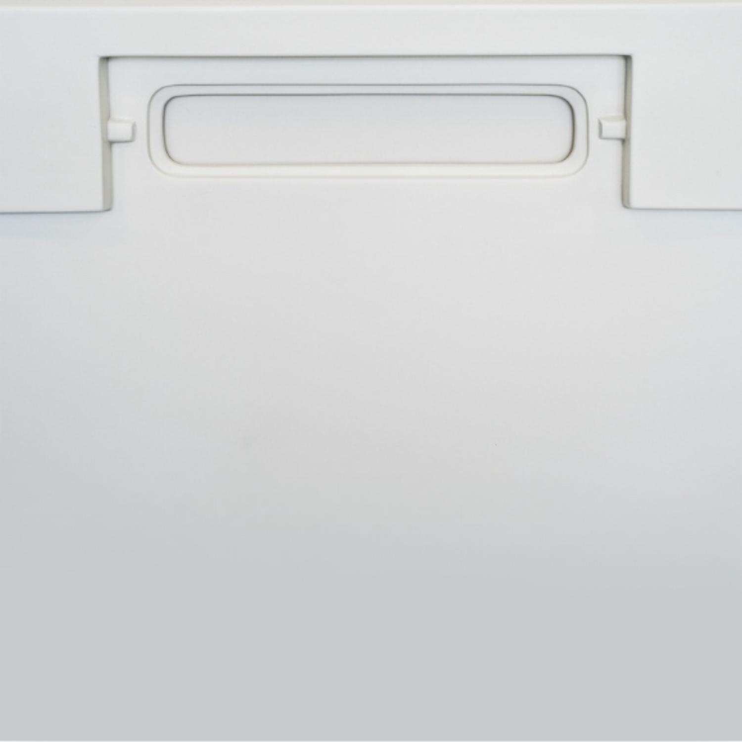 Receveur de douche en résine lisse antidérapant - extra-plat blanc - Bonde incluse