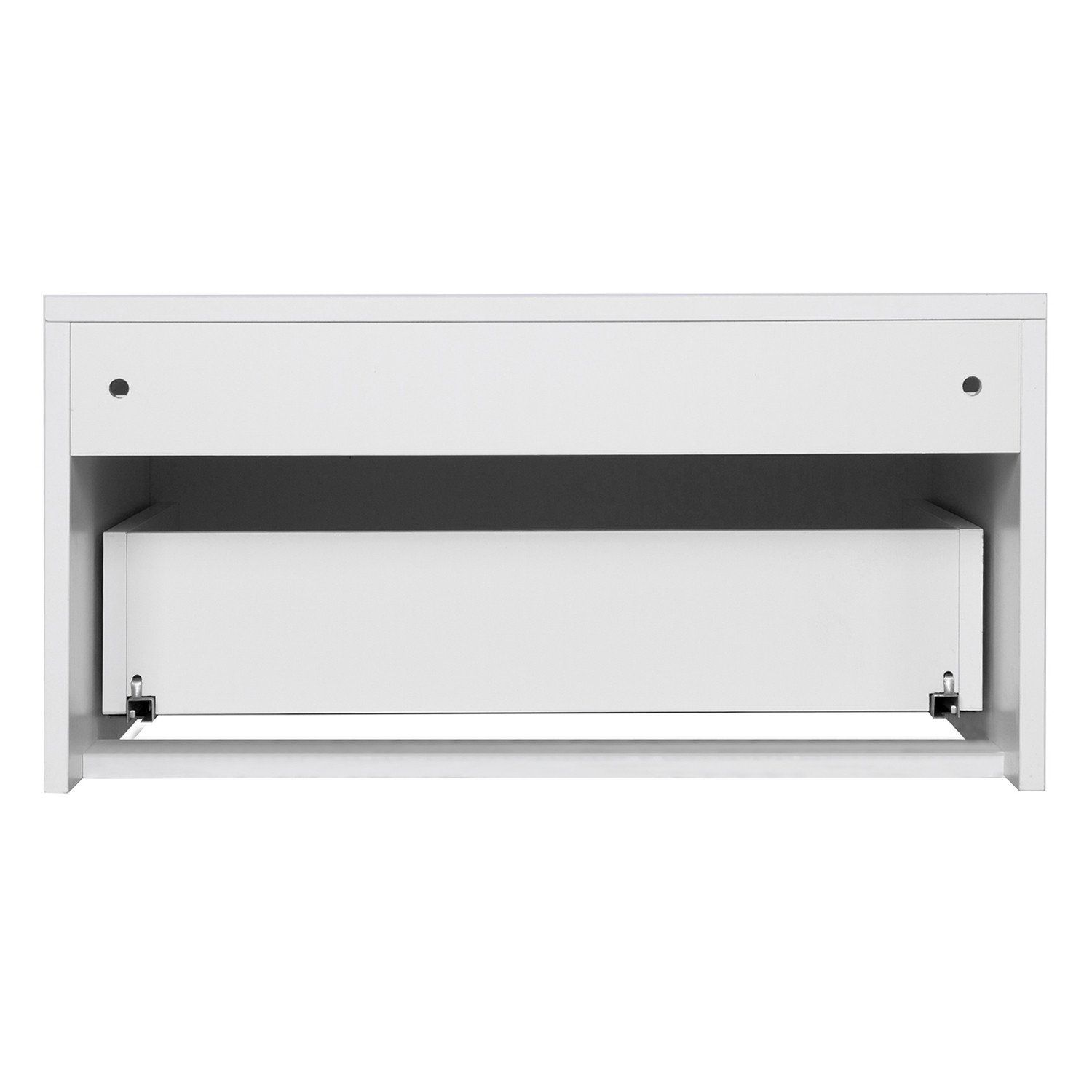 Meuble tiroir / Module de rangement WILL - Décor Chêne ou Blanc Laqué