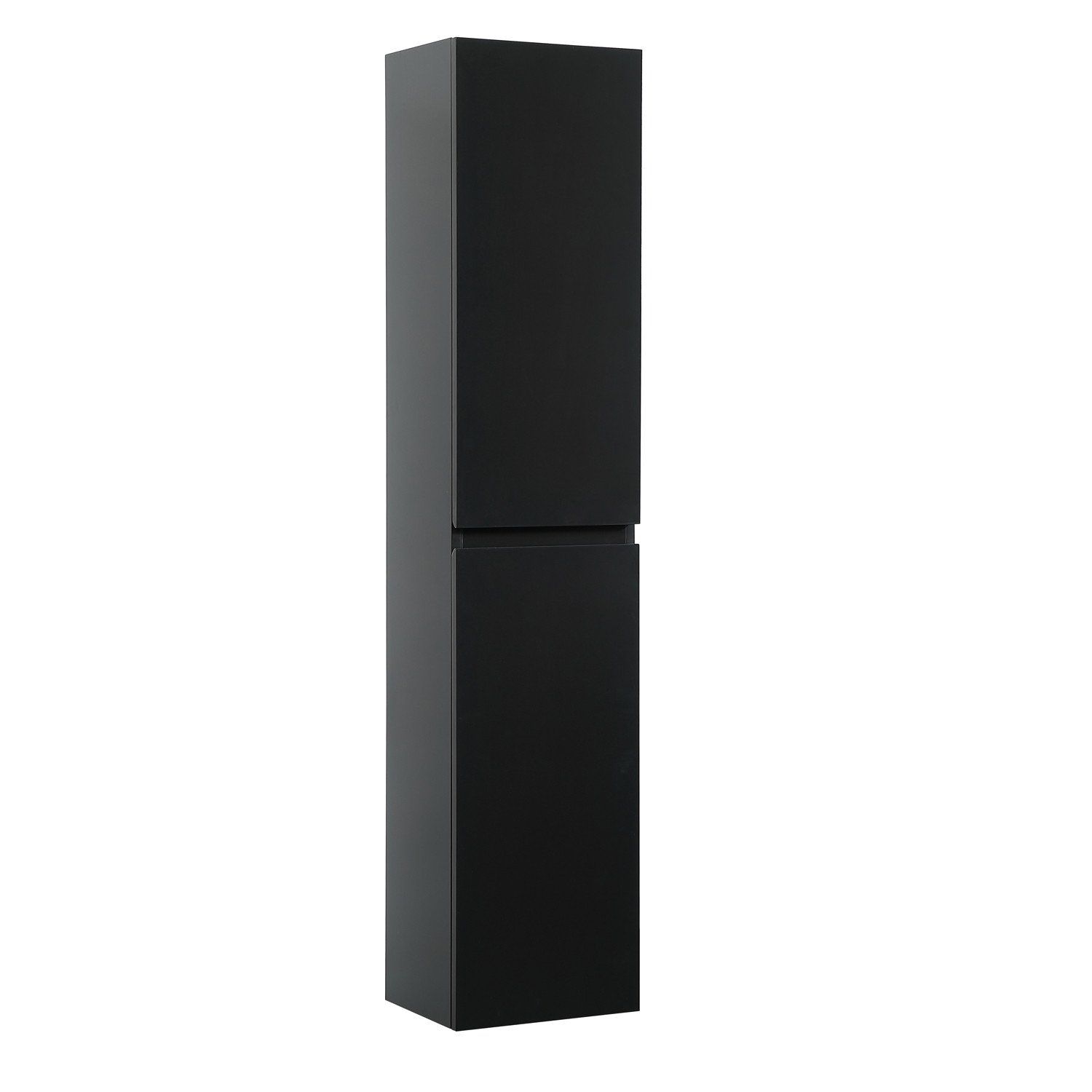 Colonne Salle de Bain à suspendre 140 cm Noir Carbone SORRENTO