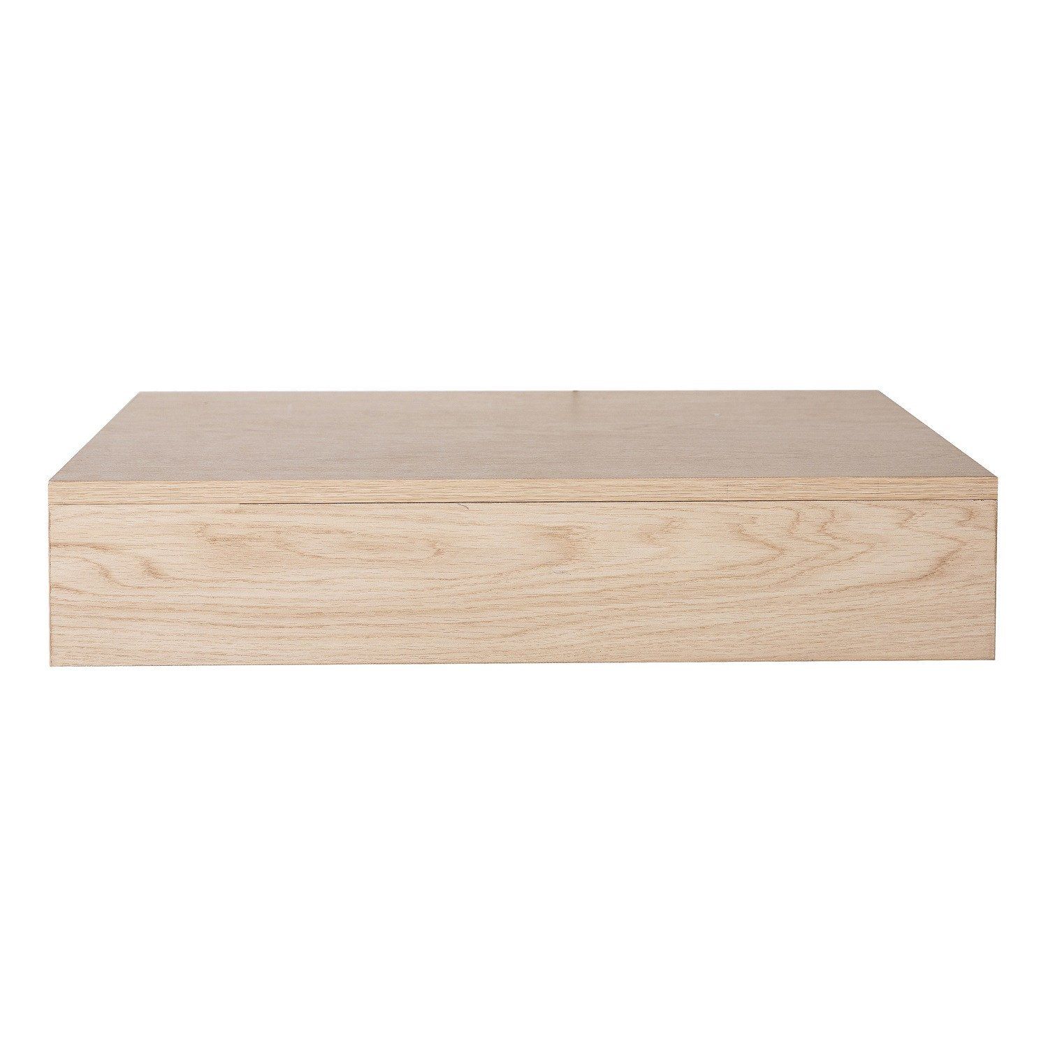 Plan de toilette Salle de Bain à suspendre WILL - 60 cm - Ep. 12 cm - Décor Chêne