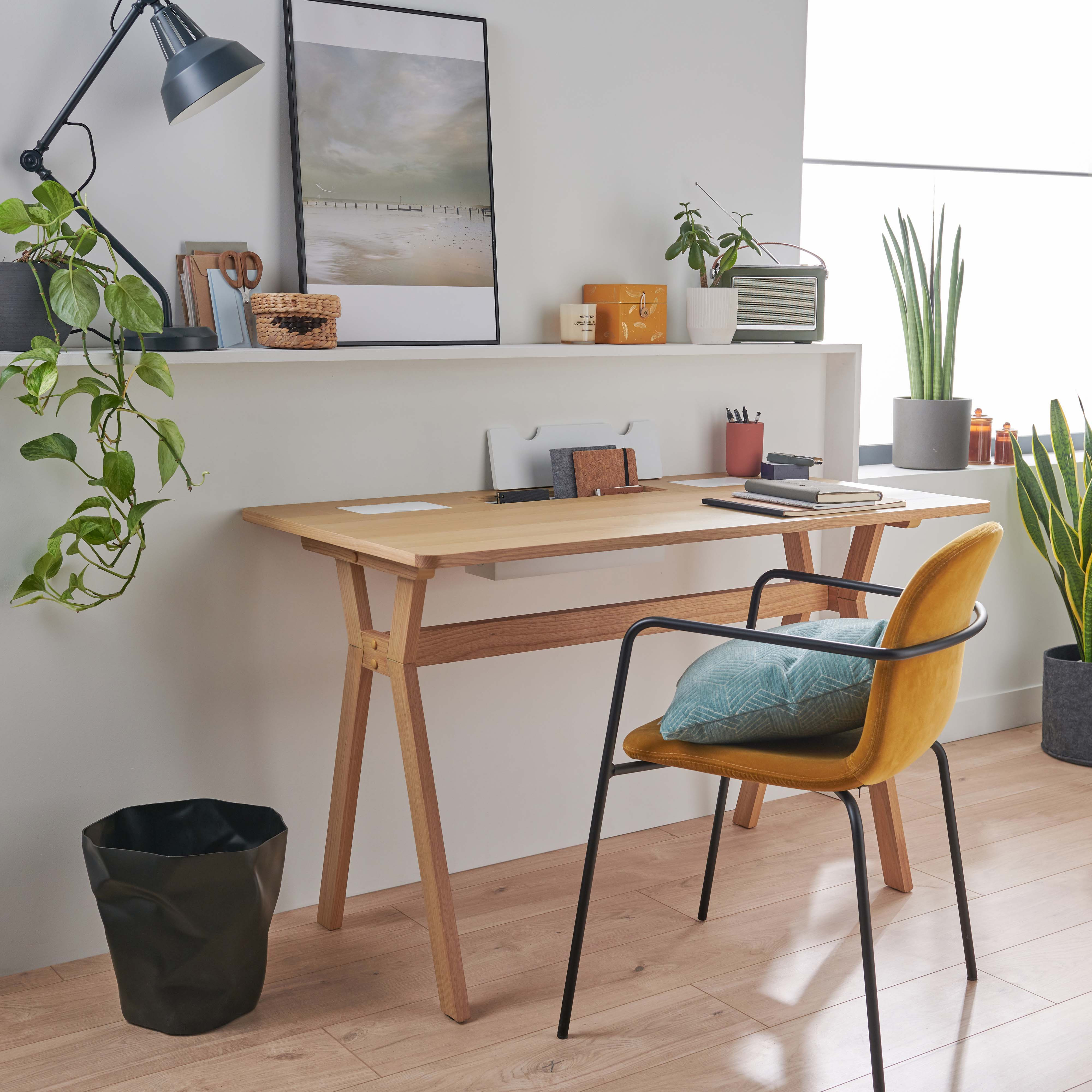 Poubelle de Bureau Design Noire 16 litres HOOK