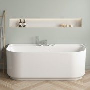 Baignoire semi-îlot