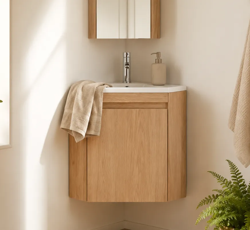 Meuble suspendu en bois
